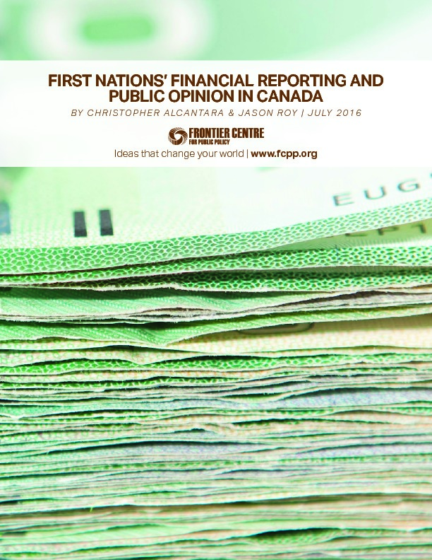 First Nations’ Financial Reporting and Public Opinion in Canada