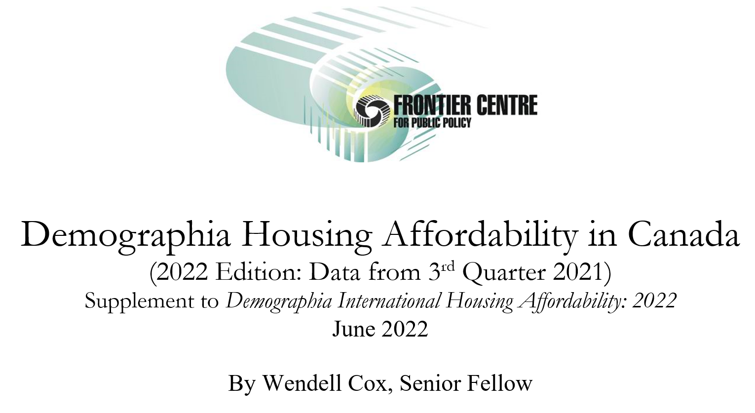 MEDIA RELEASE – Housing Markets in 25 of 46 Canadian Cities Now Unaffordable