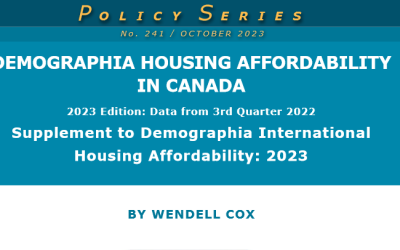 2023 Edition Of Demographia Housing Affordability In Canada