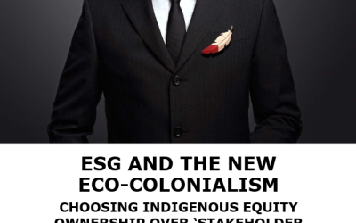 New Report Examines ESG Investing and Indigenous Equity Ownership